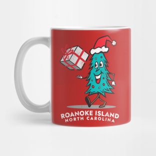 Roanoke Island, NC Vacationing Christmas Tree Mug